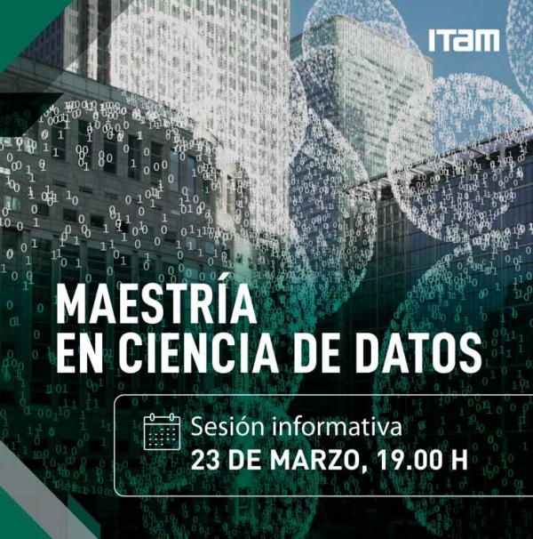 Póster Sesión informativa Maestría en Ciencia de Datos